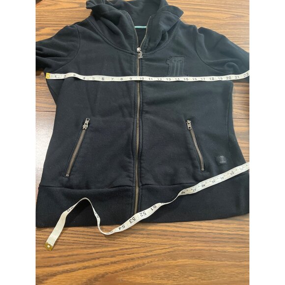 Harley Davidson black zip front collared jacket - Picture 6 of 7